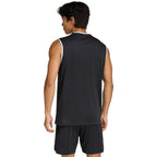 Men's adidas Entrada 26 Sleeveless Jersey Black KB3929