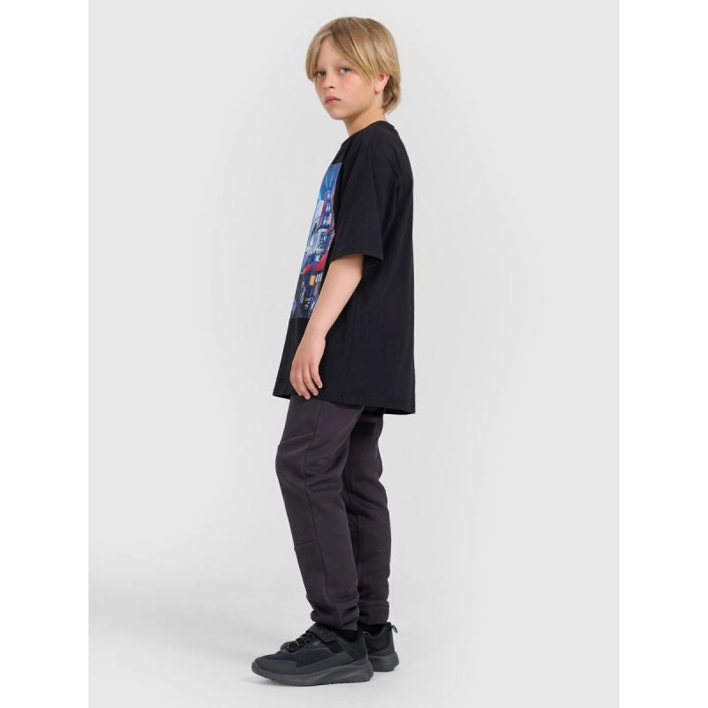Boy's oversize T-shirt with print 4F 4FJRAW25TTSHM3061-20S 4f