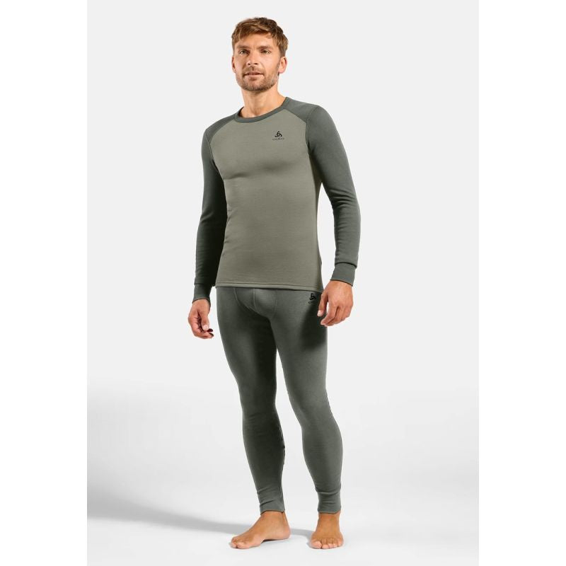 Thermal underwear - Odlo Set ACTIVE WARM Special Set size M Dark Gray Odzież militarna/Bielizna termoaktywna Your Sports Performance