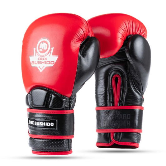Warrior RED Genuine Leather Boxing Gloves rękawice treningowe Your Sports Performance