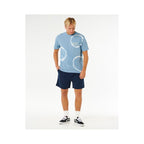 Men's RIP CURL Pacific Rinse Fin Tee Blue