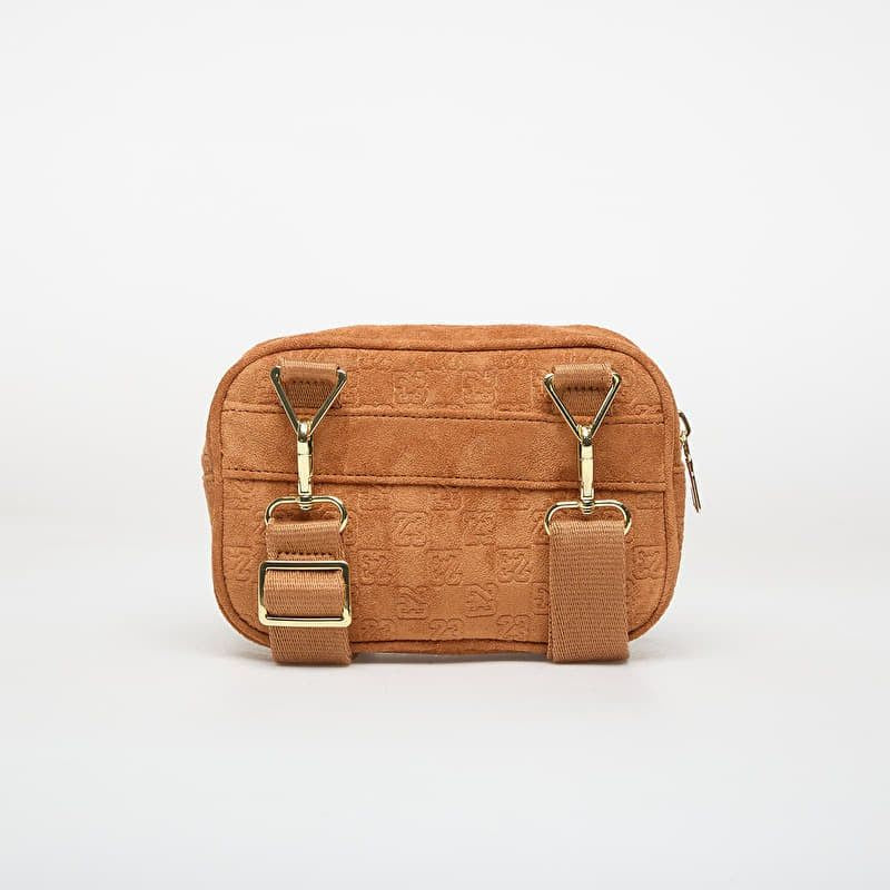 Women's Air Jordan Suede Monogram Camera Bag Cognac - MA9207-X6X