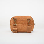 Women's Air Jordan Suede Monogram Camera Bag Cognac - MA9207-X6X