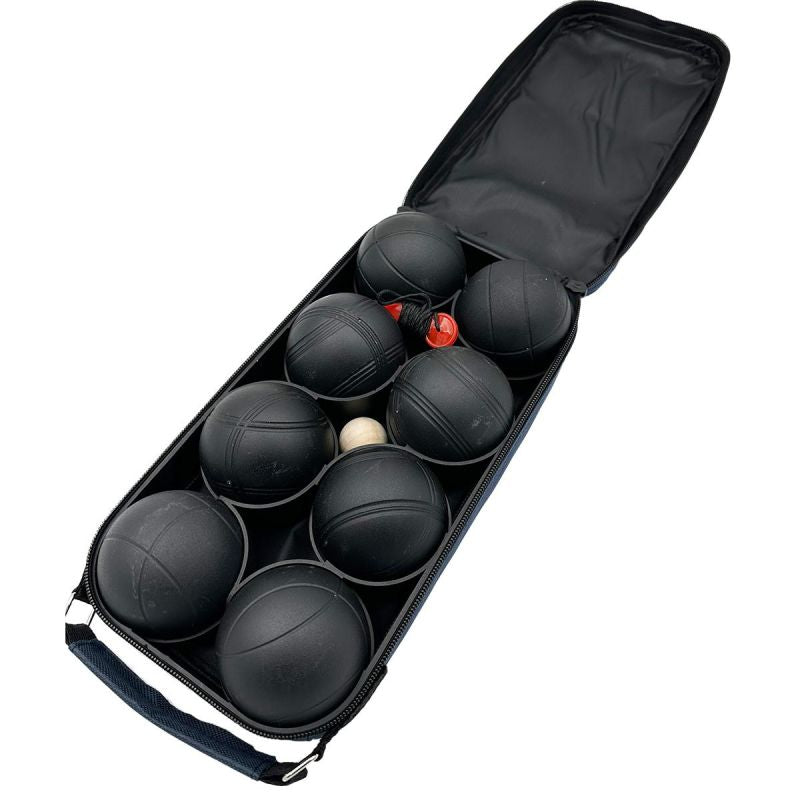 8-PIECE PETANQUE BALLS - BLACK BOULE, ENERO PRO COVER Accessories Your Sports Performance