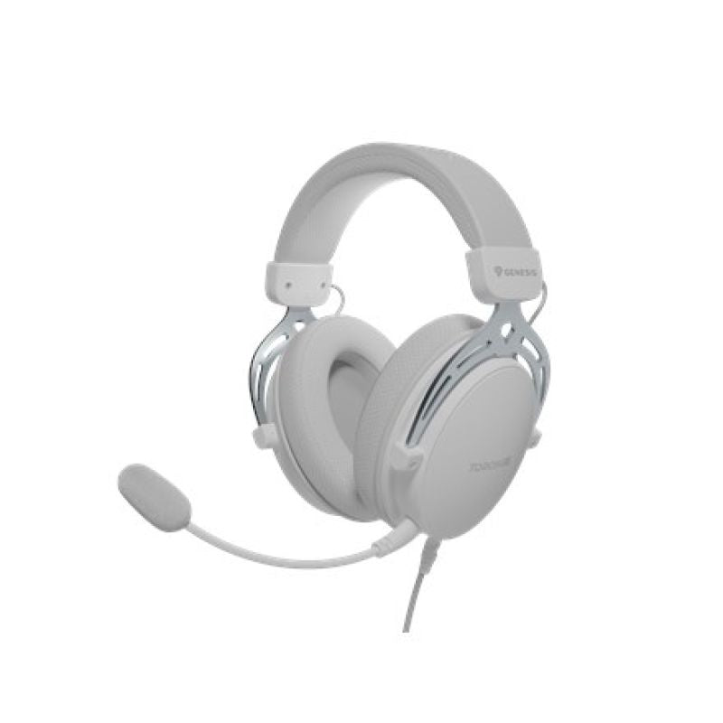 Genesis Toron 531 on-ear headphones with microphone, white Gaming PC/Słuchawki Your Sports Performance