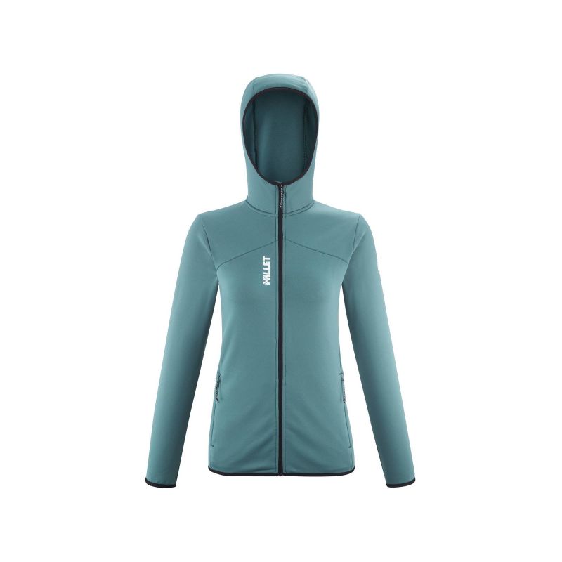 MILLET W Seneca Fleece Hoodie Jacket Green Import z PMSport Your Sports Performance