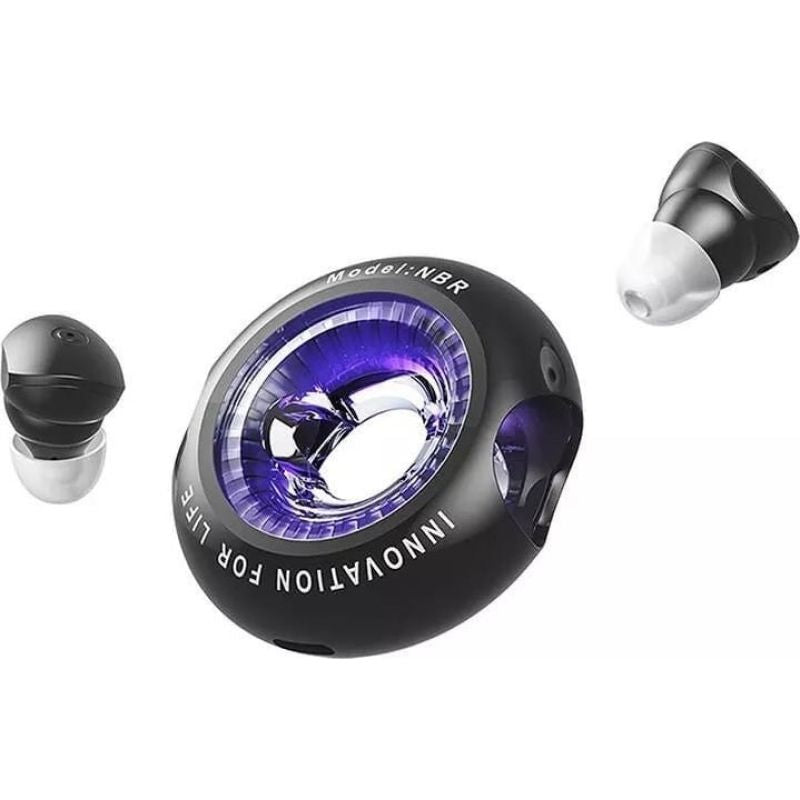 Vention Donut-Shaped BT 5.3 Wireless In-Ear Headphones IPX4 Black In preparation Your Sports Performance