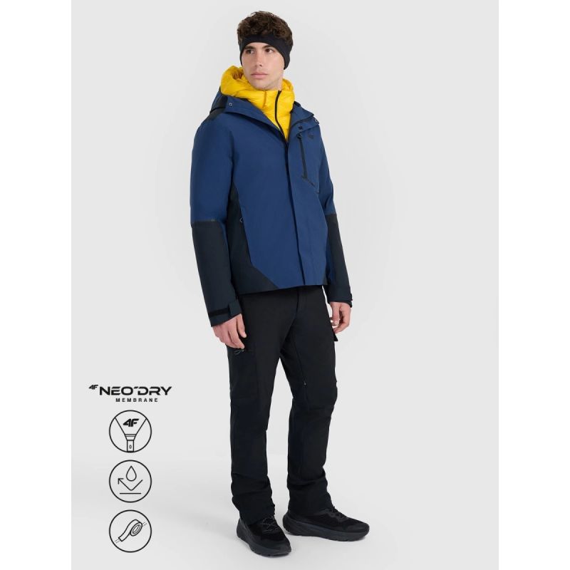 Men's trekking jacket 10000 membrane 4F 4FRAW25TTJAM1045-31S Clothing Your Sports Performance