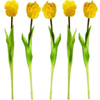 YELLOW TULIP 38CM LIFE-LIKE SPRING DECORATION Home and Garden/Equipment Your Sports Performance