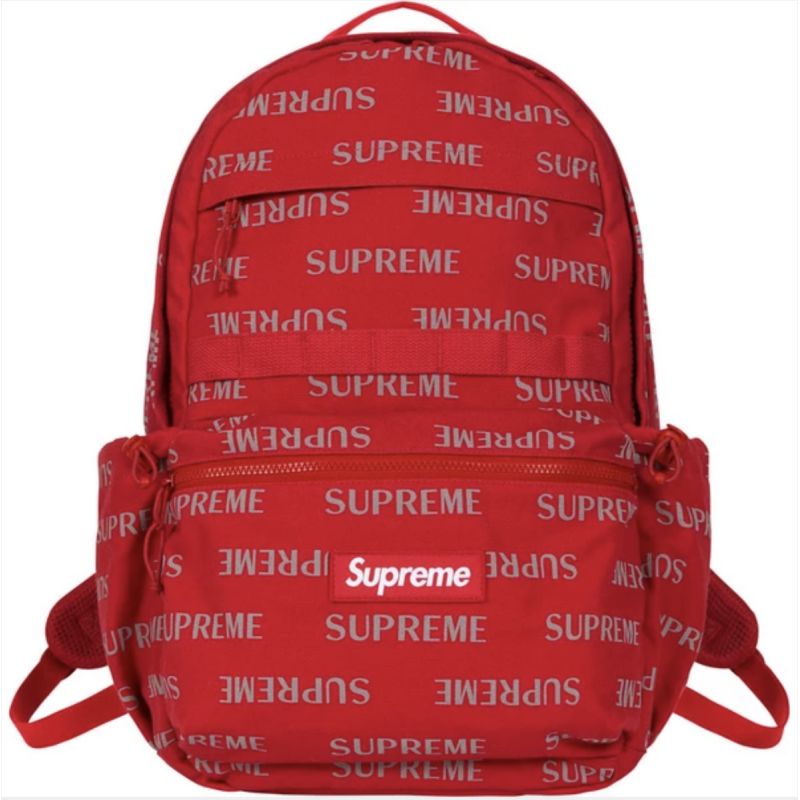 Supreme Backpack Red Backpack Reflective – FW26B3-RED