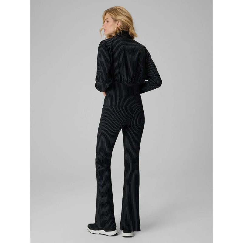 Women's striped leggings with flared legs 4F 4FRAW26TTIGF383-20S