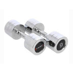 Chrome dumbbells 2x9 kg HMS CHD09 In preparation Your Sports Performance