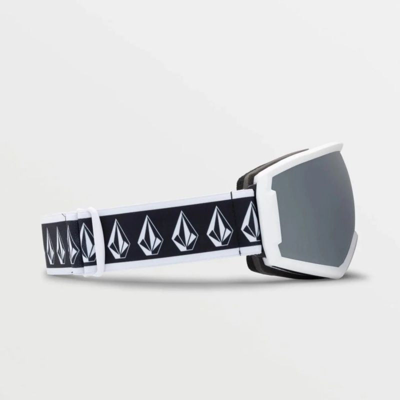 Volcom MIGRATIONS WHITE RERUN/SILVER CHROME snowboard goggles (VG0022116) Accessories/Skiing/Gogle/Volcom Your Sports Performance