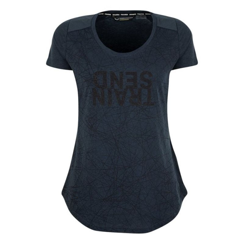 Salewa Alpine Hemp Print W 28115-3960 T-shirt Clothing/Outdoor/T-shirts with short sleeves Your Sports Performance