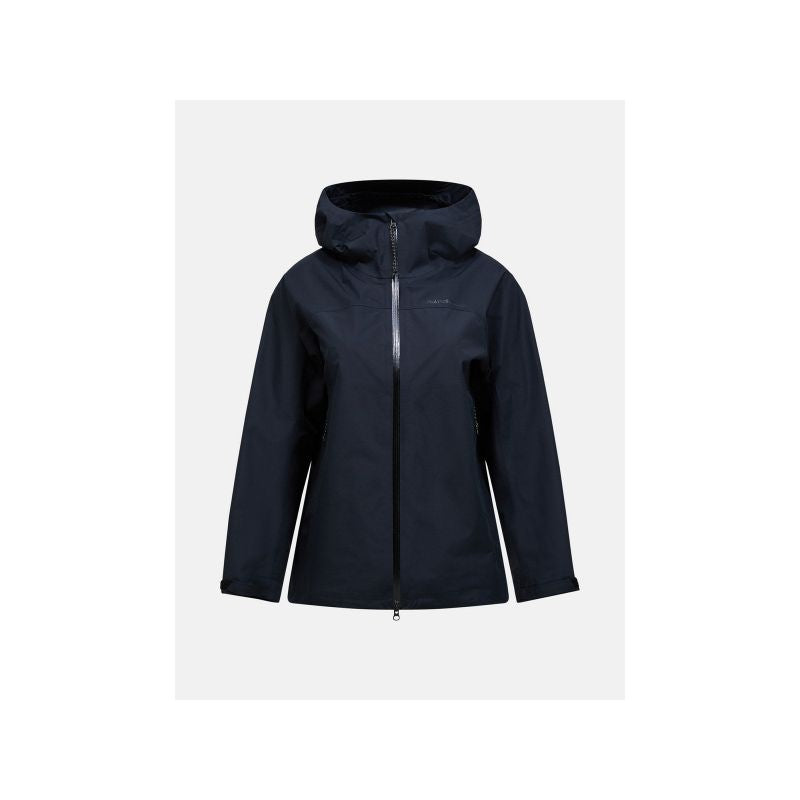 Women's PEAK PERFORMANCE W Treeline Hipe 2.5L Shell Jacket, Black