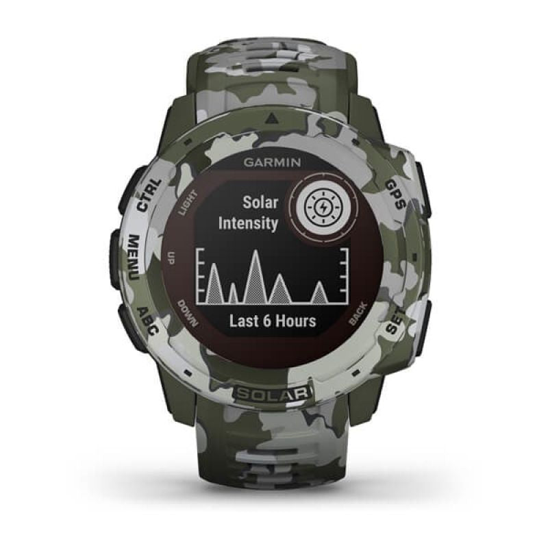 Garmin Instinct Solar Camo Watch Green (010-02293-06) Akcesoria sportowe i turystyczne/Zegarki sportowe Your Sports Performance