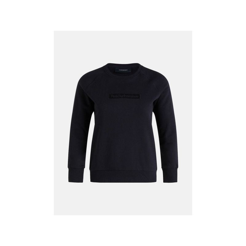 Peak Performance W Ease Crew Sweatshirt Black Import z PMSport Your Sports Performance