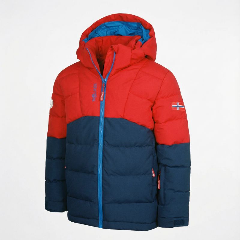 Trollkids Kids Gryllefjord children's winter jacket with hood, insulated, waterproof (365-410) Trollkids