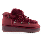 D.Franklin women's winter snow boots, fashionable fur lining, burgundy D.Franklin