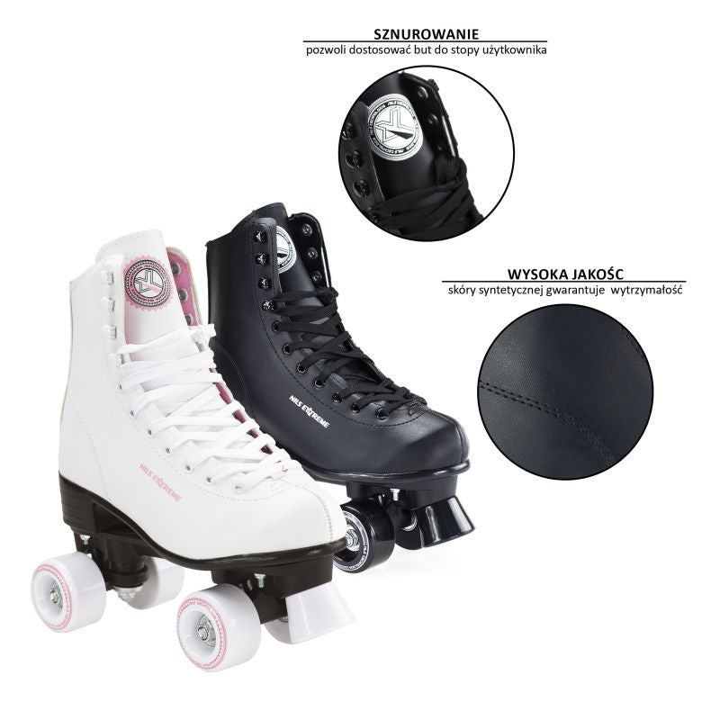 Roller skates Nils Extreme NQ8400S Black size 40