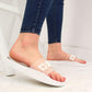 White Big Star W FF274A199 pool slippers Footwear/Lifestyle Your Sports Performance