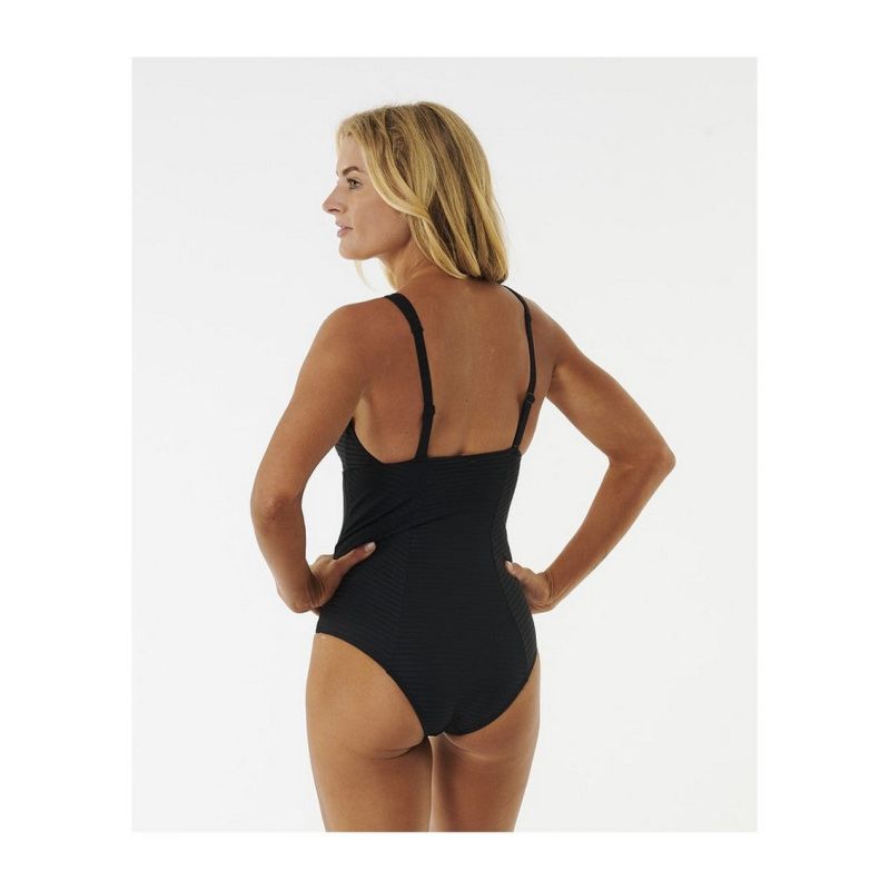 RIP CURL Premium Surf D-Dd One Piece Black Swimsuit
