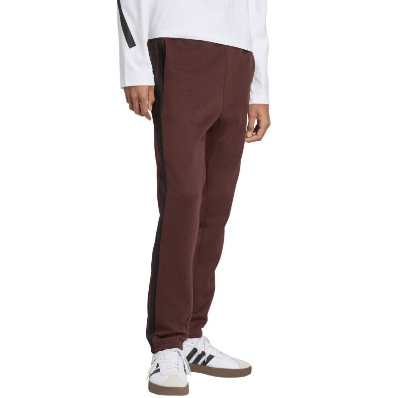 Men's adidas Essentials 3-Stripes Fleece Pants Brown JX0713 In preparation Adidas