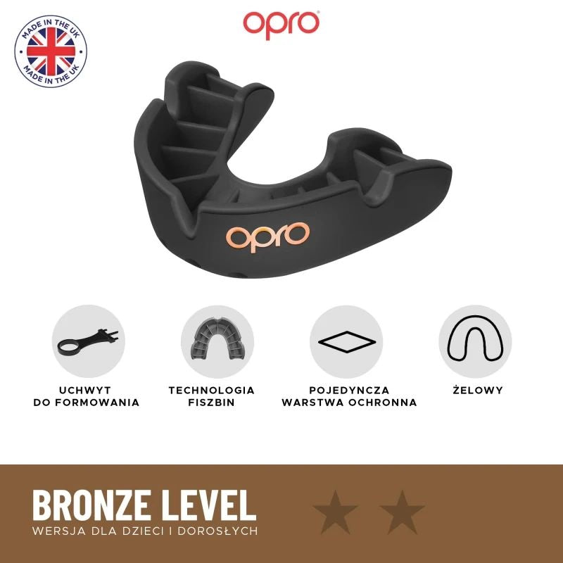 OPRO UFC Bronze GEN2 Mouthguard 1234_stm_white-White Accessories/Protectors and knee pads Your Sports Performance