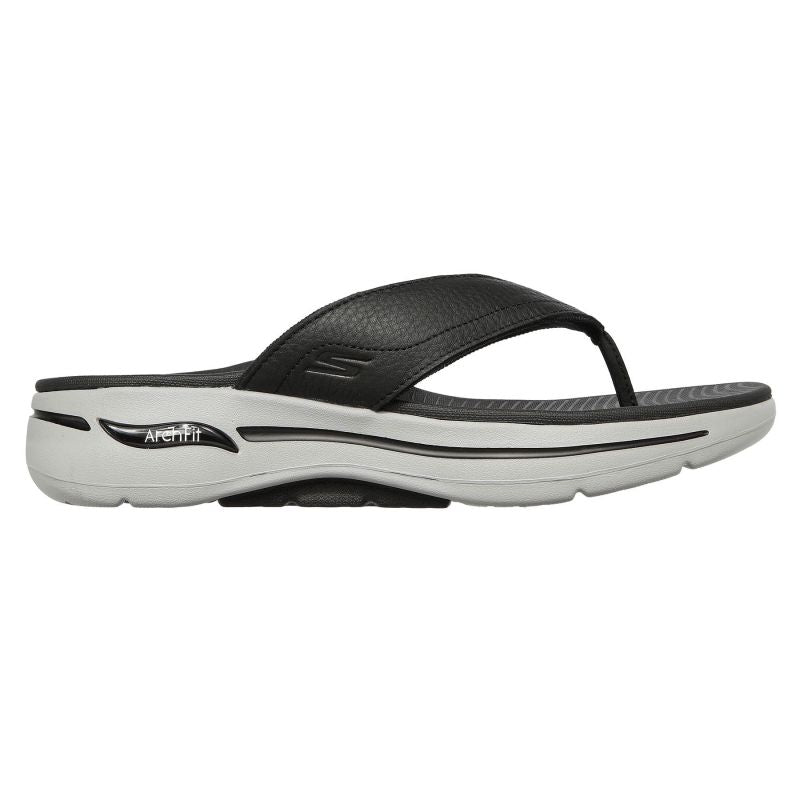 Skechers Go Walk Arch Fit San M 229022-BKGY Flip-Flops Footwear/Lifestyle/Skechers Skechers