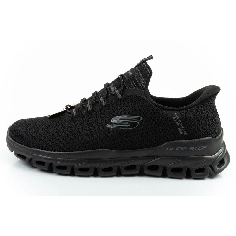 Skechers men's shoes sneakers Glide-Step comfortable lightweight Slip-Ins black Skechers