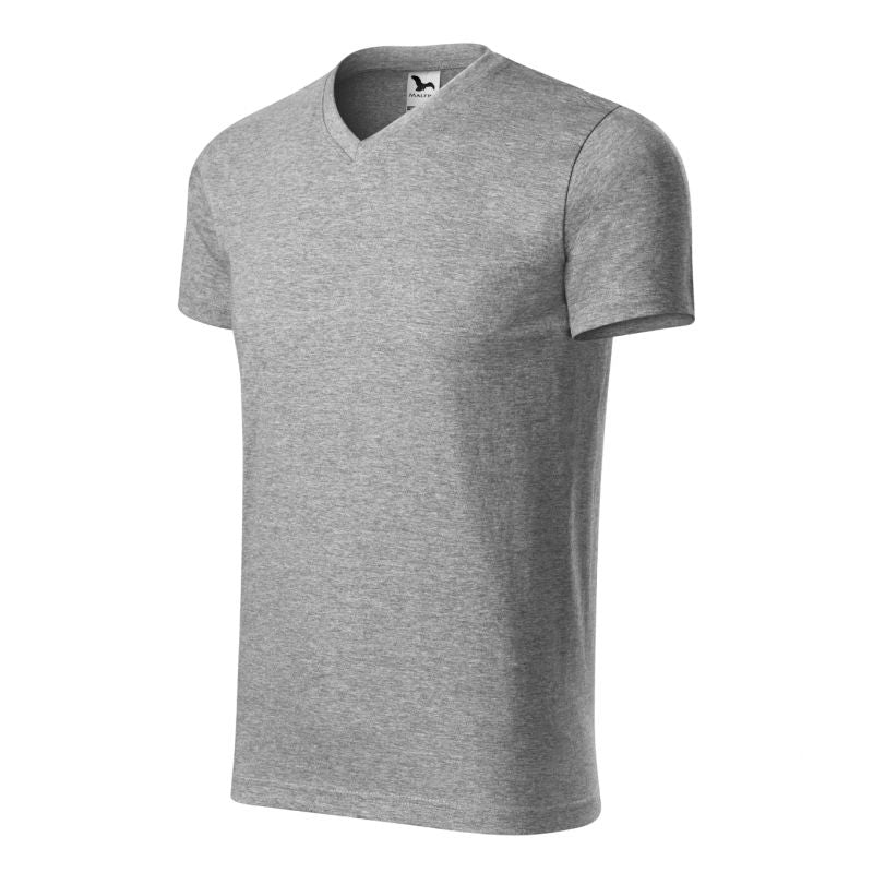 T-shirt Malfini Heavy V-neck M MLI-11112 dark gray melange Clothing/Lifestyle/T-shirts/Malfini Malfini