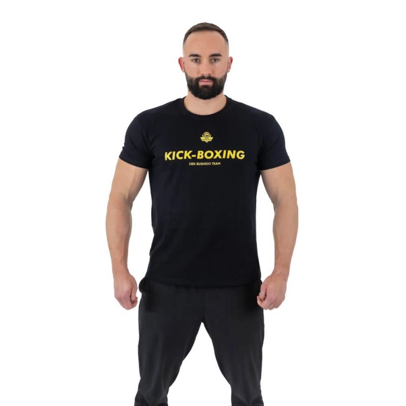 Cotton T-shirt "Kick-boxing" - M ODZIEŻ - Koszulki treningowe Your Sports Performance