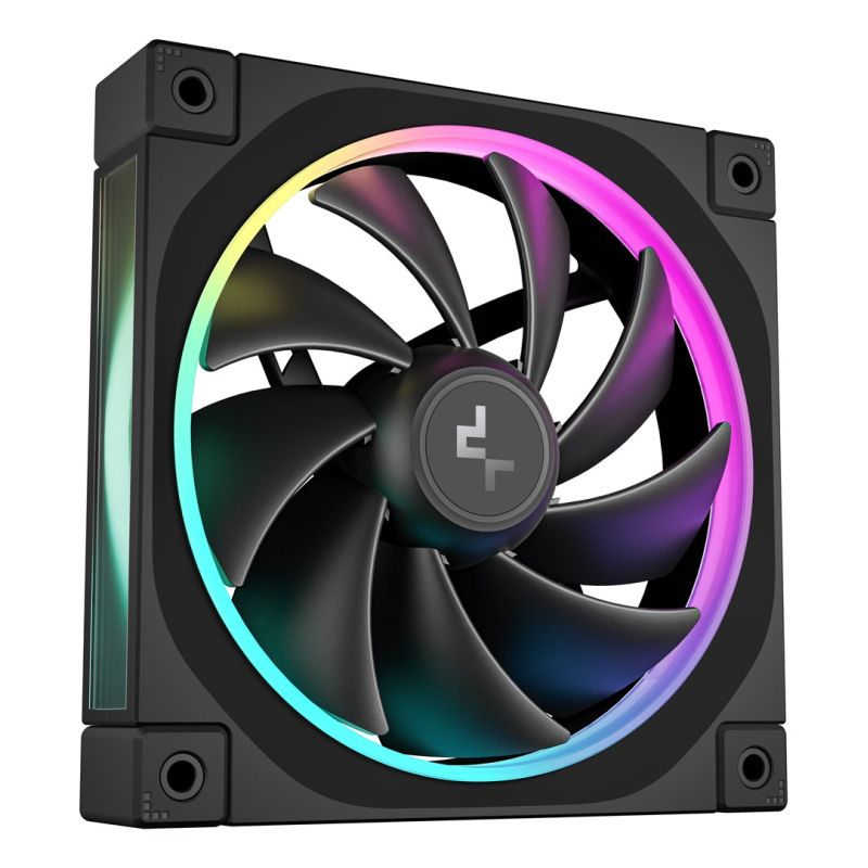 DeepCool FL12-3 in 1 Computer Case Fan 12 cm Black 3 pcs. Chłodzenie/Chłodzenie - wentylatory Your Sports Performance