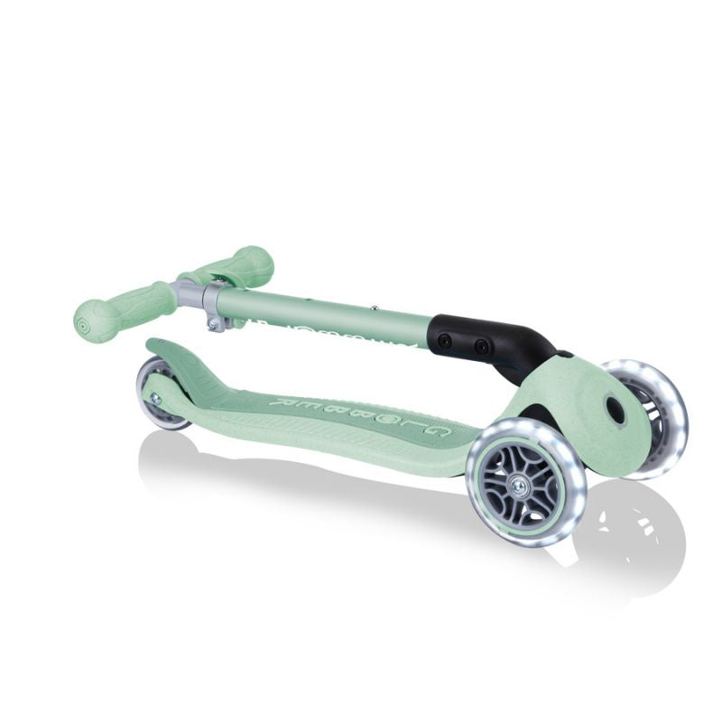 3-wheel scooter Globber Foldable Lights ECOlogic Pistachio Jr 692-505 Accessories/Skating/Hulajnogi Your Sports Performance