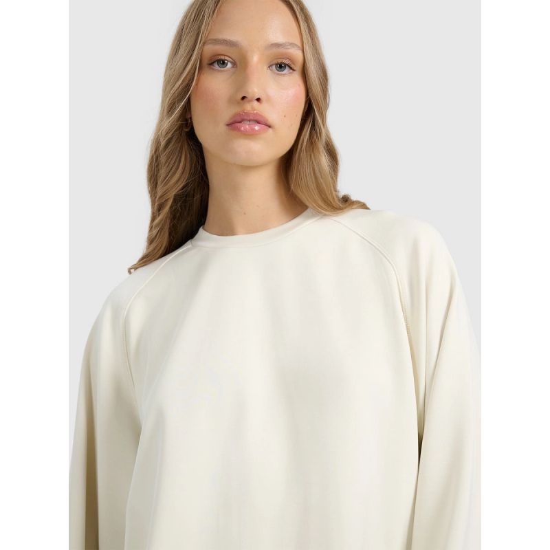 Women's 4F 4FRAW25TSWSF2508-12S modal sweatshirt with no zipper *Kategoria tymczasowa Your Sports Performance