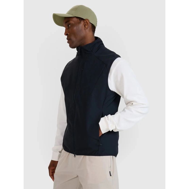 Men's sleeveless vest with stand-up collar 4F 4FWSS25TVJAM194-20S *Kategoria tymczasowa Your Sports Performance