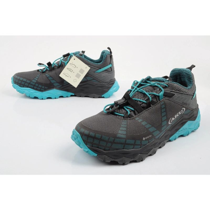 Aku women's Flyrock Gore-tex trekking sports shoes durable gray blue To be categorized Your Sports Performance