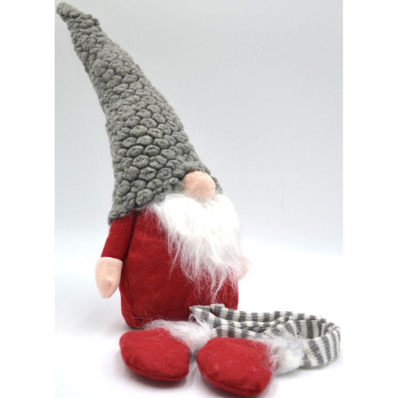 DECORATIVE GNOME WITH GRAY FUR HAT 50+25CM Home and Garden/Equipment Your Sports Performance