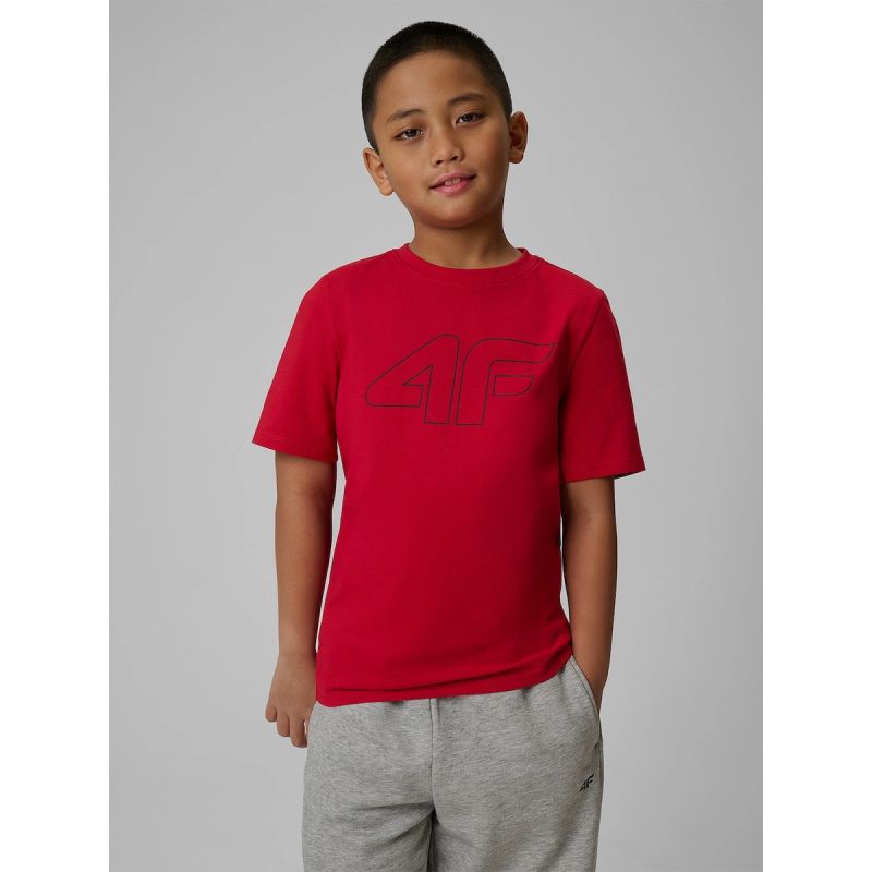 Boy's regular printed T-shirt 4F 4FJRSS26TTSHM3599-10S 4f