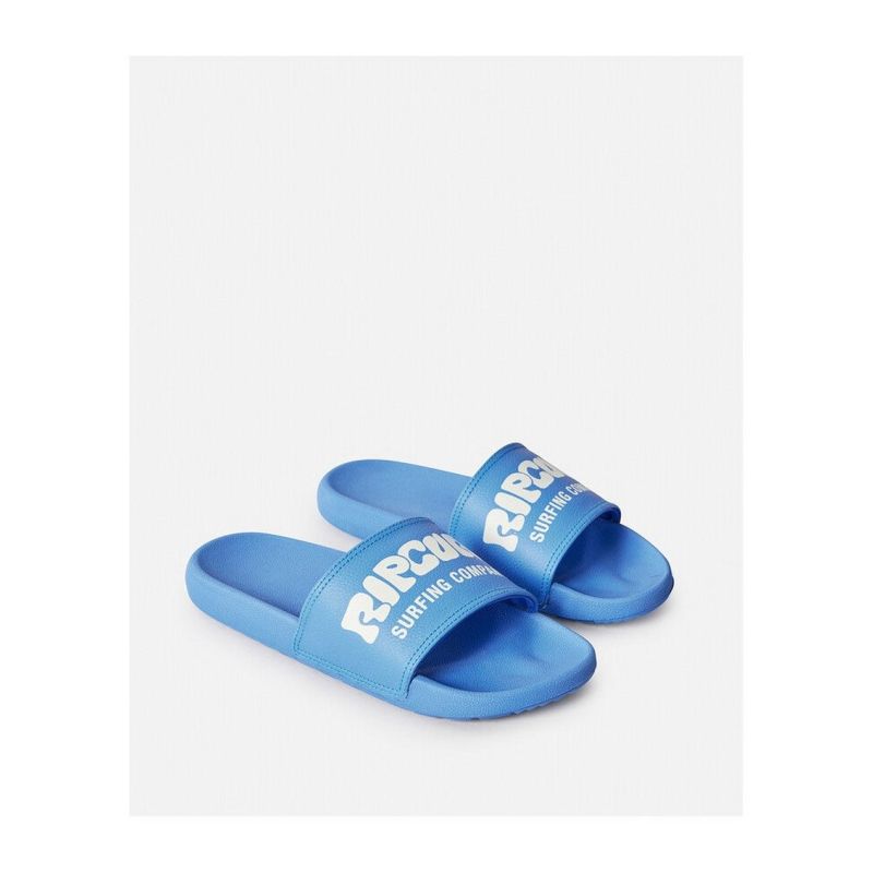 RIP CURL Icons Bloom Slide-Kids Beach Flip-Flops Blue