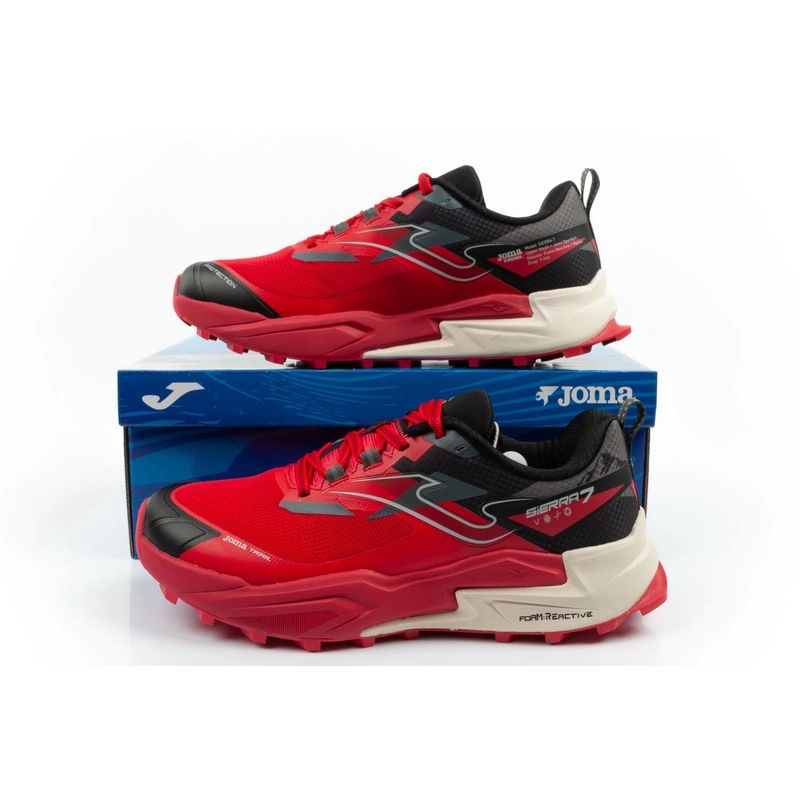 Joma men's trail running shoes Sierra off-road cushioned red Joma