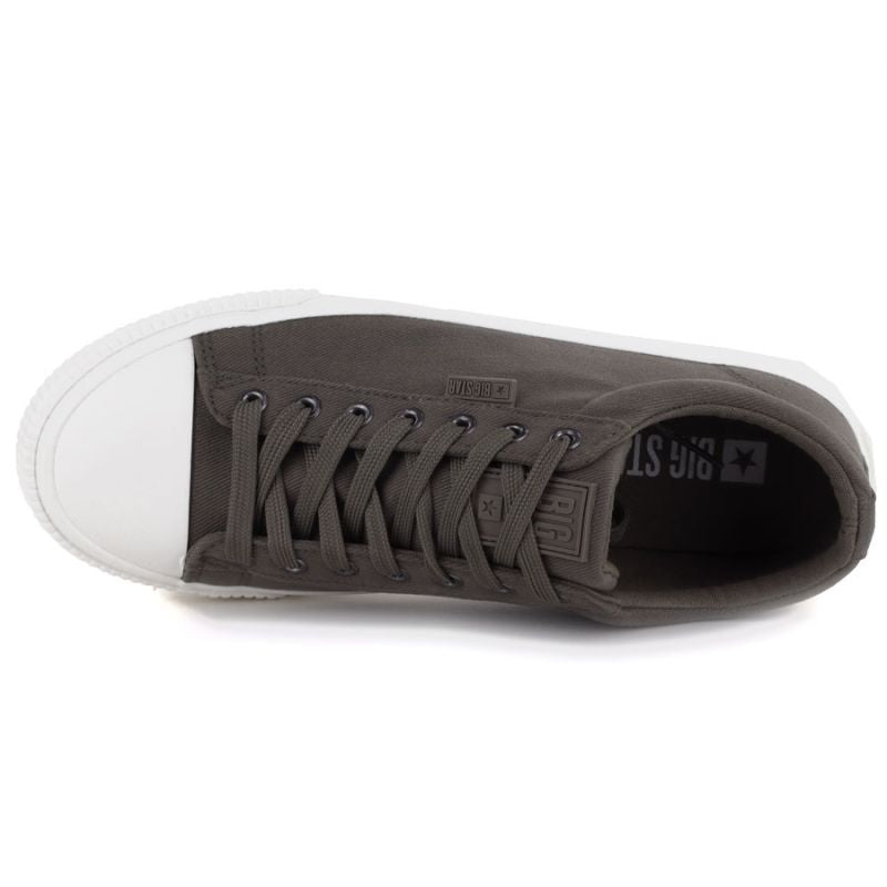 Men's gray textile sneakers Big Star TT174113 Big Star