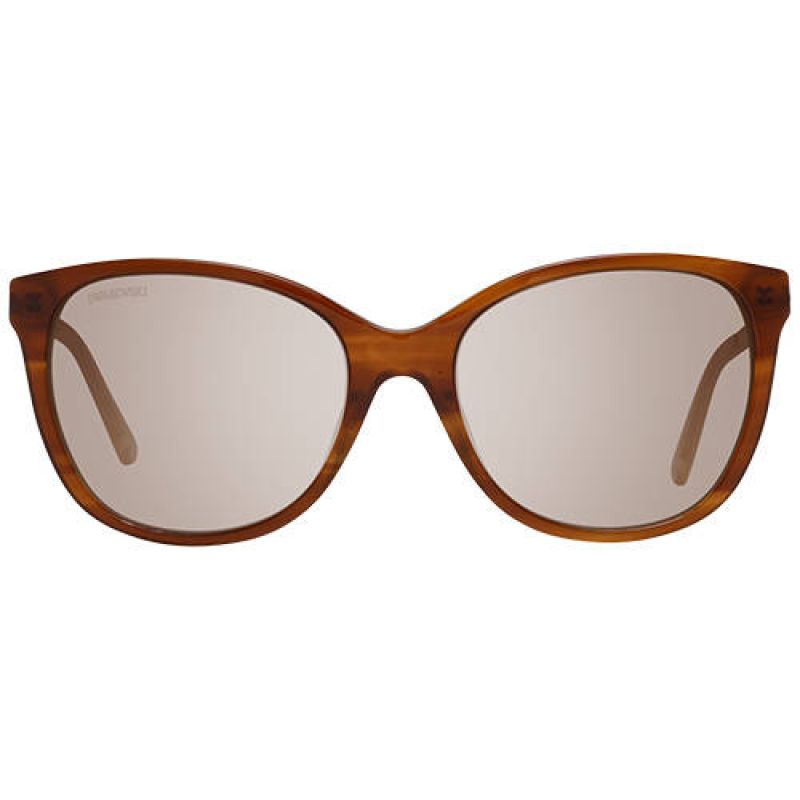 Women's Swarovski Brown Sunglasses - SK0218-47F Odzież/Okulary Your Sports Performance