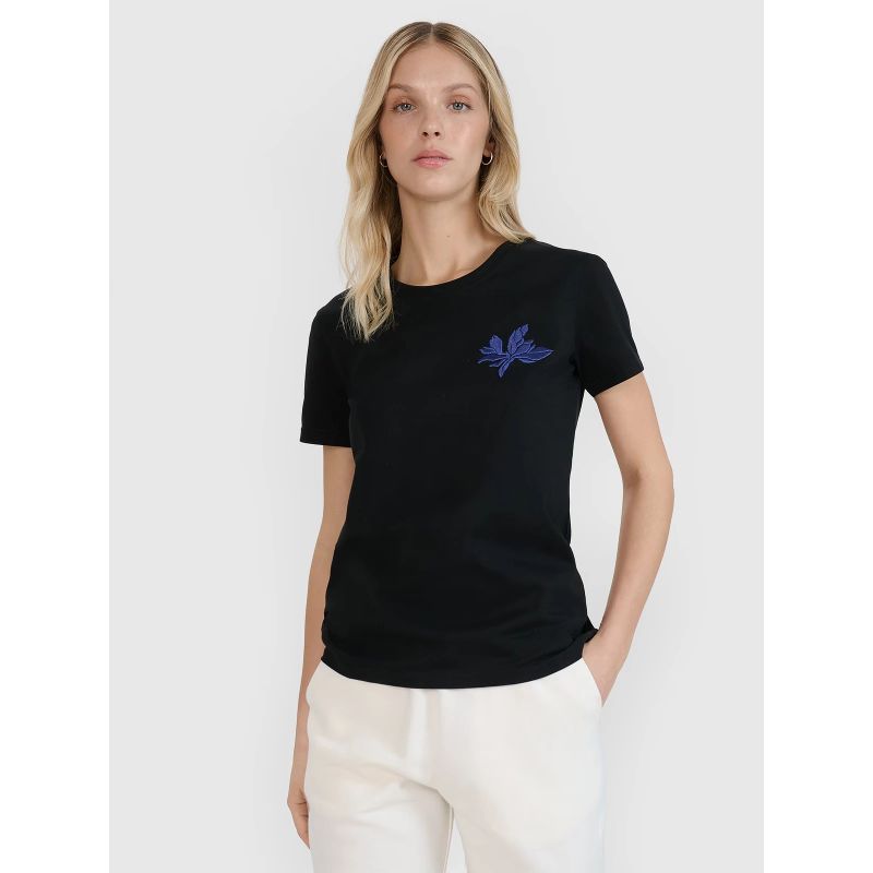 Women's regular printed T-shirt 4F 4FRSS25TTSHF2693-20S *Kategoria tymczasowa Your Sports Performance