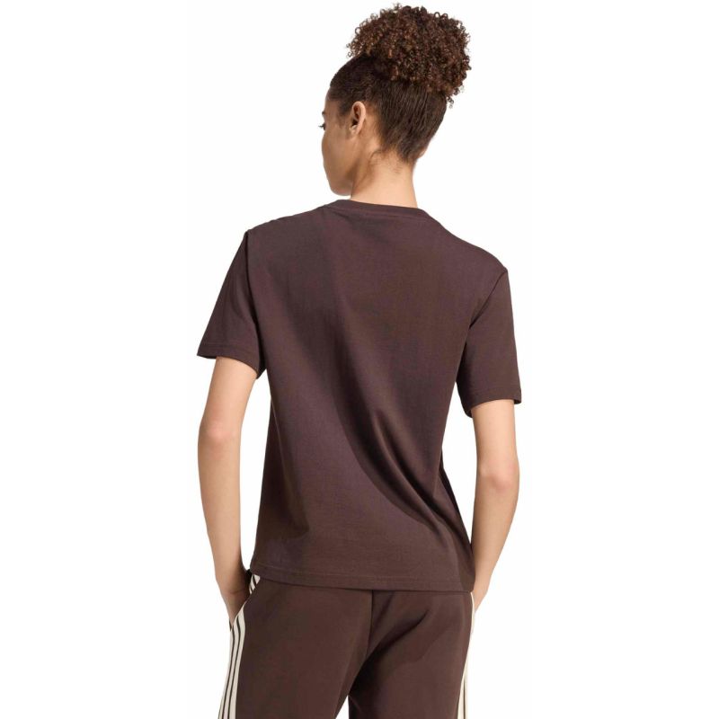 adidas Essentials Small Logo Women's T-Shirt Brown KX0795