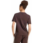 adidas Essentials Small Logo Women's T-Shirt Brown KX0795