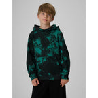 Boy's regular hooded sweatshirt 4F 4FJKAW26TSWSM3154-90A