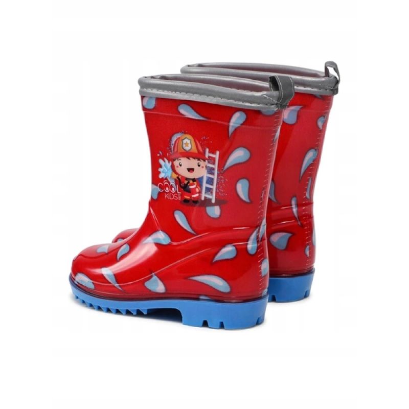 Perletti children's rain boots little fireman for boys In preparation Your Sports Performance