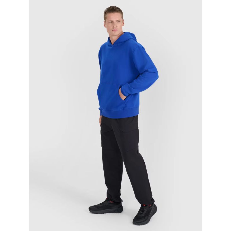 Men's sweatshirt with hood, open, 4F 4FWSS25TSWSM1749-36S *Kategoria tymczasowa Your Sports Performance