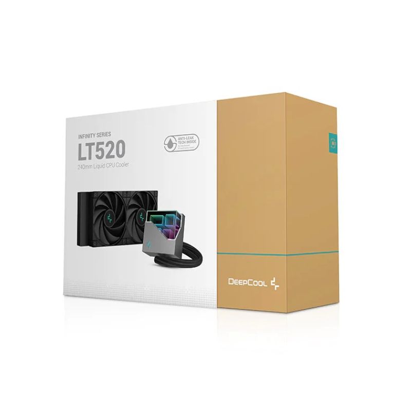 DeepCool LT520 Processor All-in-One Liquid Cooler 12cm Black 1 pc. Chłodzenie/Chłodzenie - zestawy chłodzenia wodnego Your Sports Performance